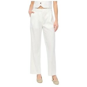 J. Crew Women's White Trousers